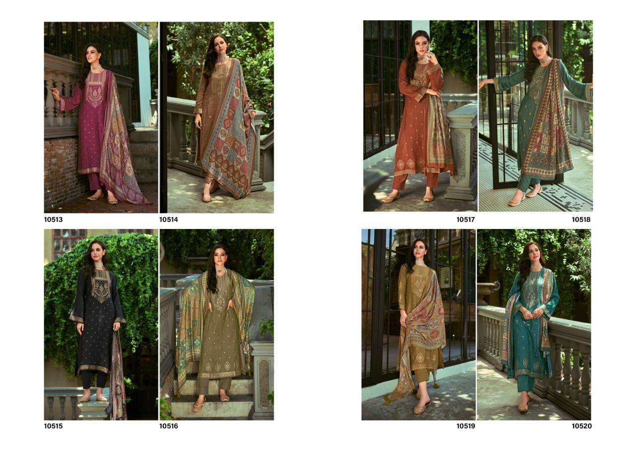 IBIZA ZARIDAAR JACQUARD PASHMINA SUIT CATALOGUE COLLECTION 2023