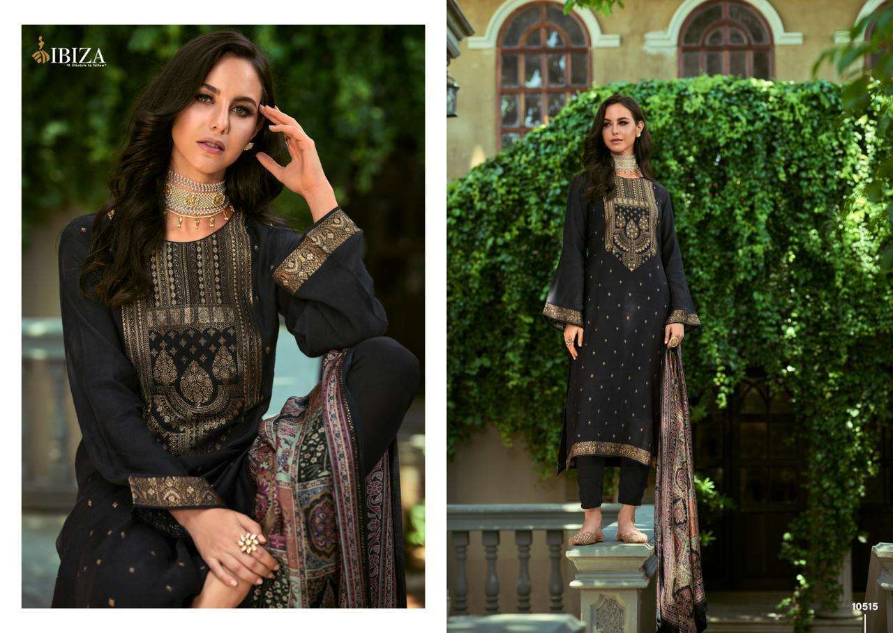 IBIZA ZARIDAAR JACQUARD PASHMINA SUIT CATALOGUE COLLECTION 2023