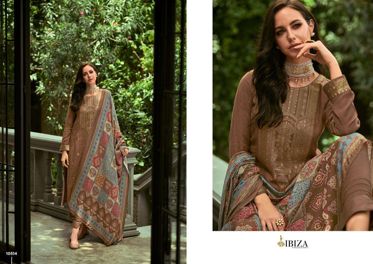 IBIZA ZARIDAAR JACQUARD PASHMINA SUIT CATALOGUE COLLECTION 2023