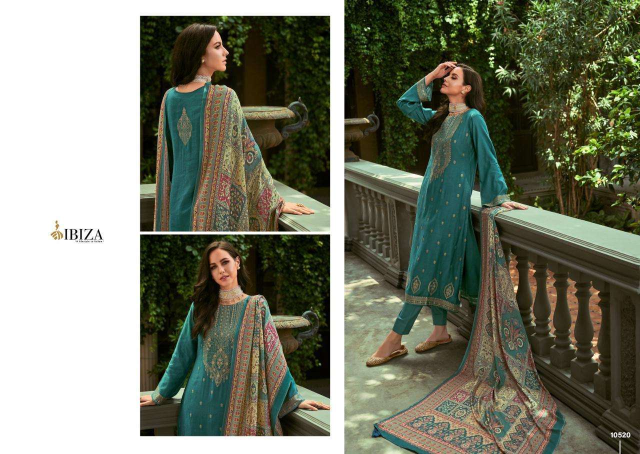 IBIZA ZARIDAAR JACQUARD PASHMINA SUIT CATALOGUE COLLECTION 2023
