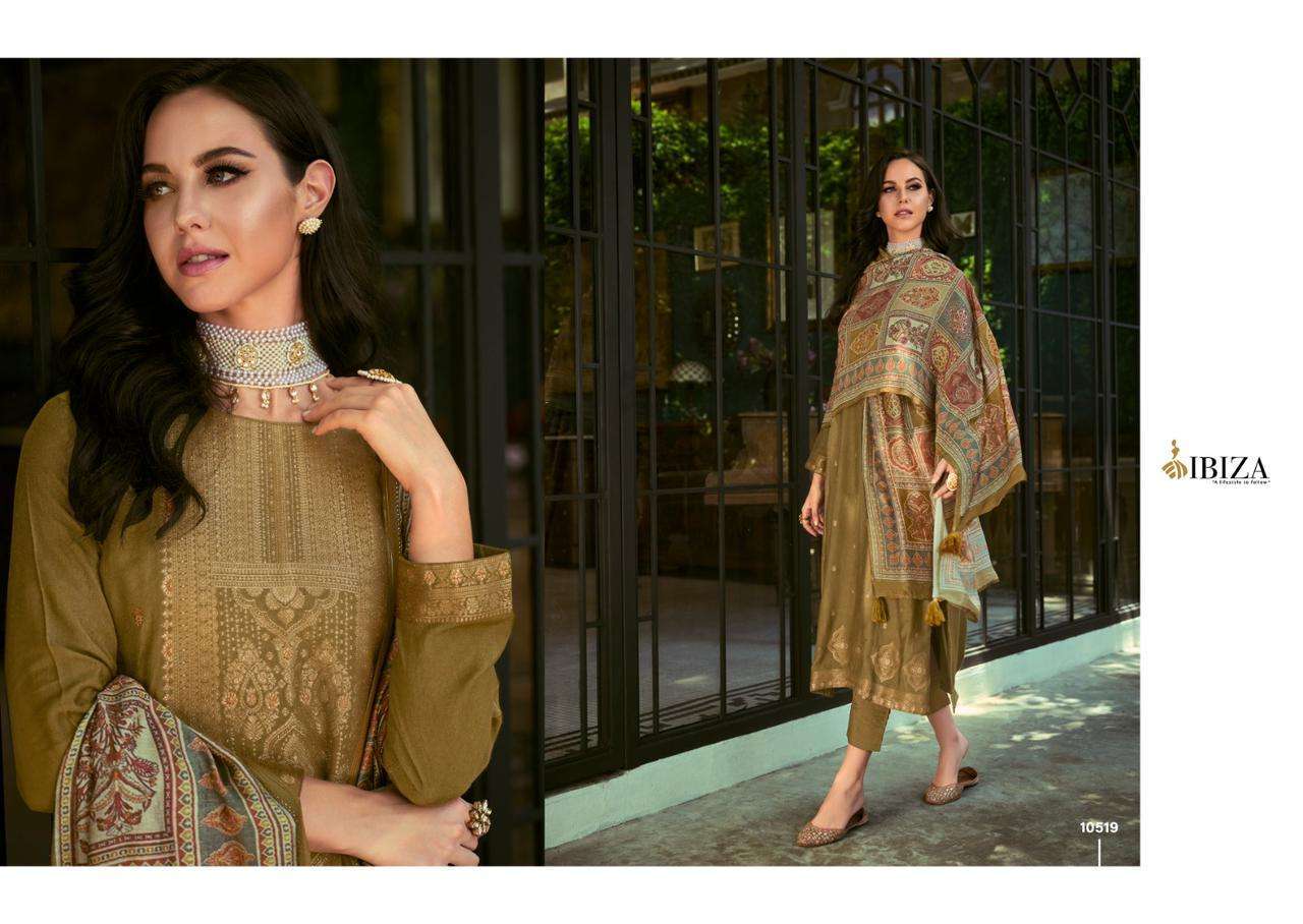 IBIZA ZARIDAAR JACQUARD PASHMINA SUIT CATALOGUE COLLECTION 2023