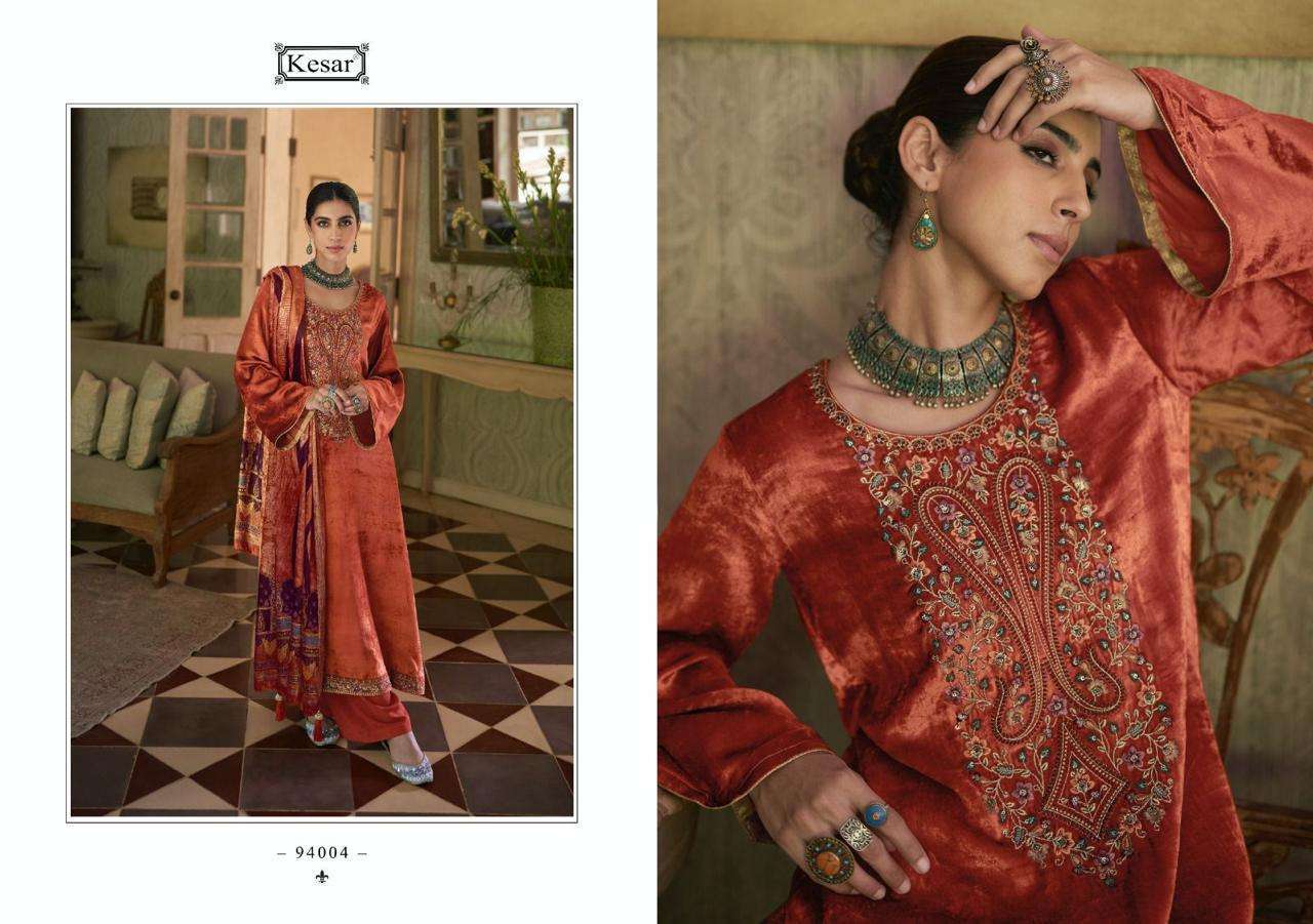 Kesar Karachi Print Nazakat Pure Fancy Jacquard Digital Print Dress  Material Salwar Suits Wholesale Dealer Surat