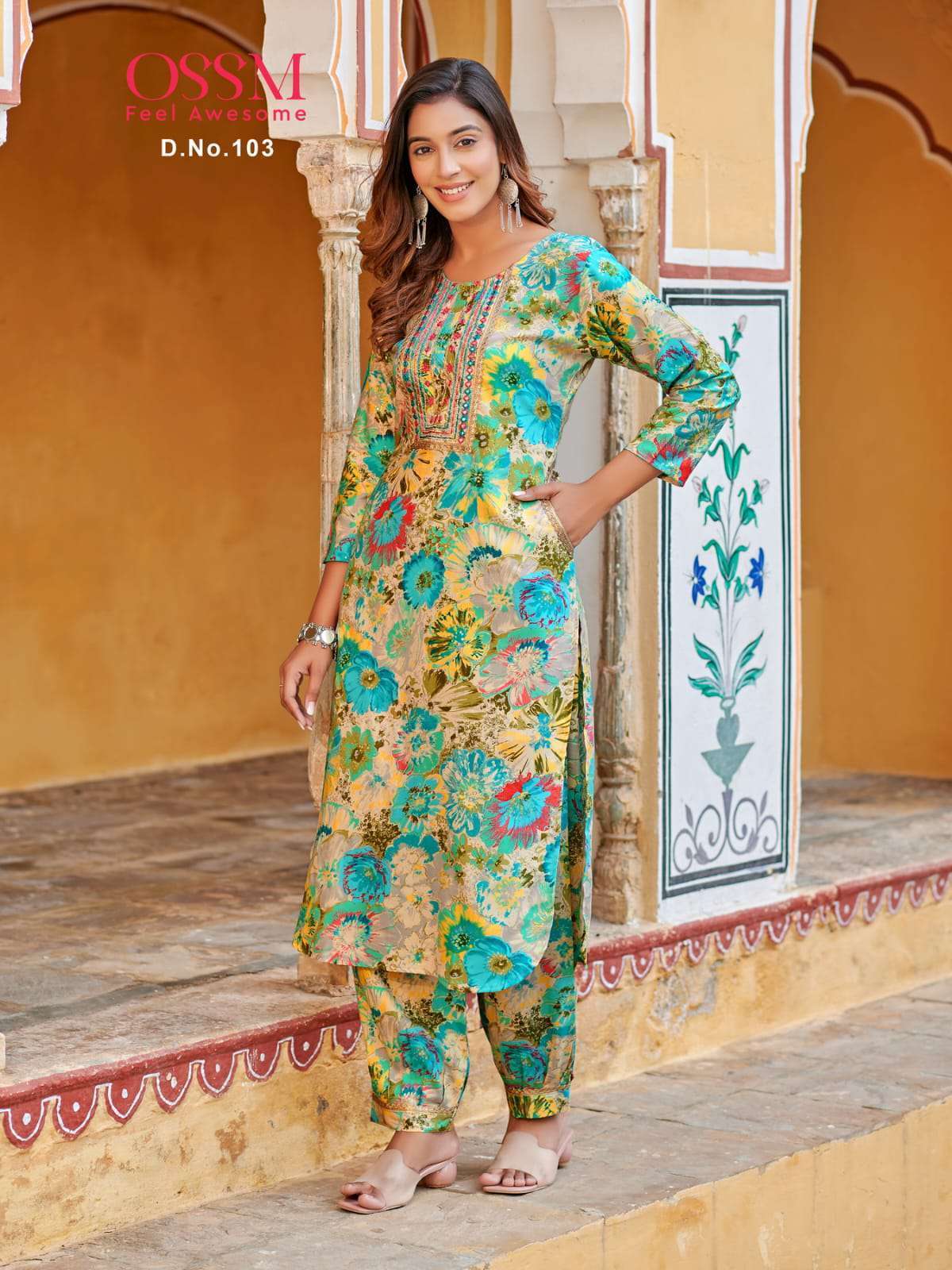 Mustard Cotton | Kurti with Mirror Work Ghera | Afghani Suit Set -  thanganat.store