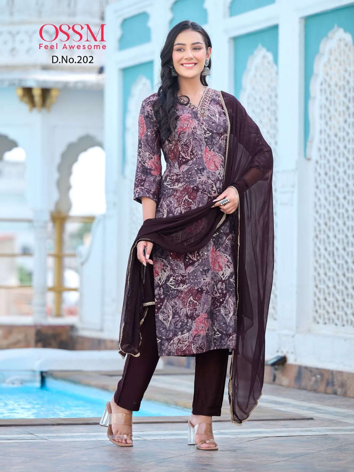 OSSM MUKAN VOL 2 MODEL PRINT KURTI PANT WITH DUPATTA LATEST CATALOGUE 2023