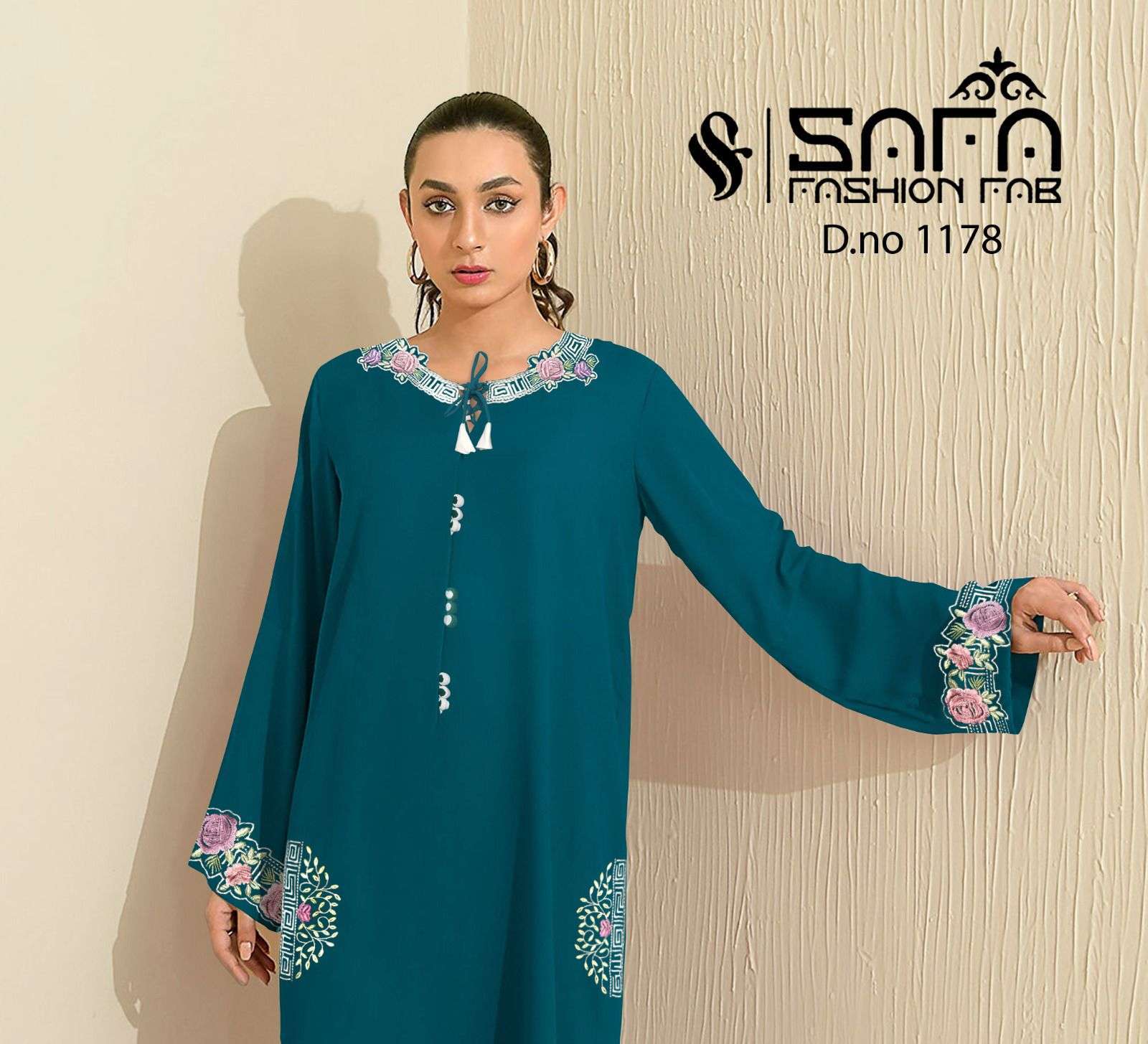 Zara Studio XL 002 Fancy Pakistani Pattern Readymade Dress New Collection  Dealer