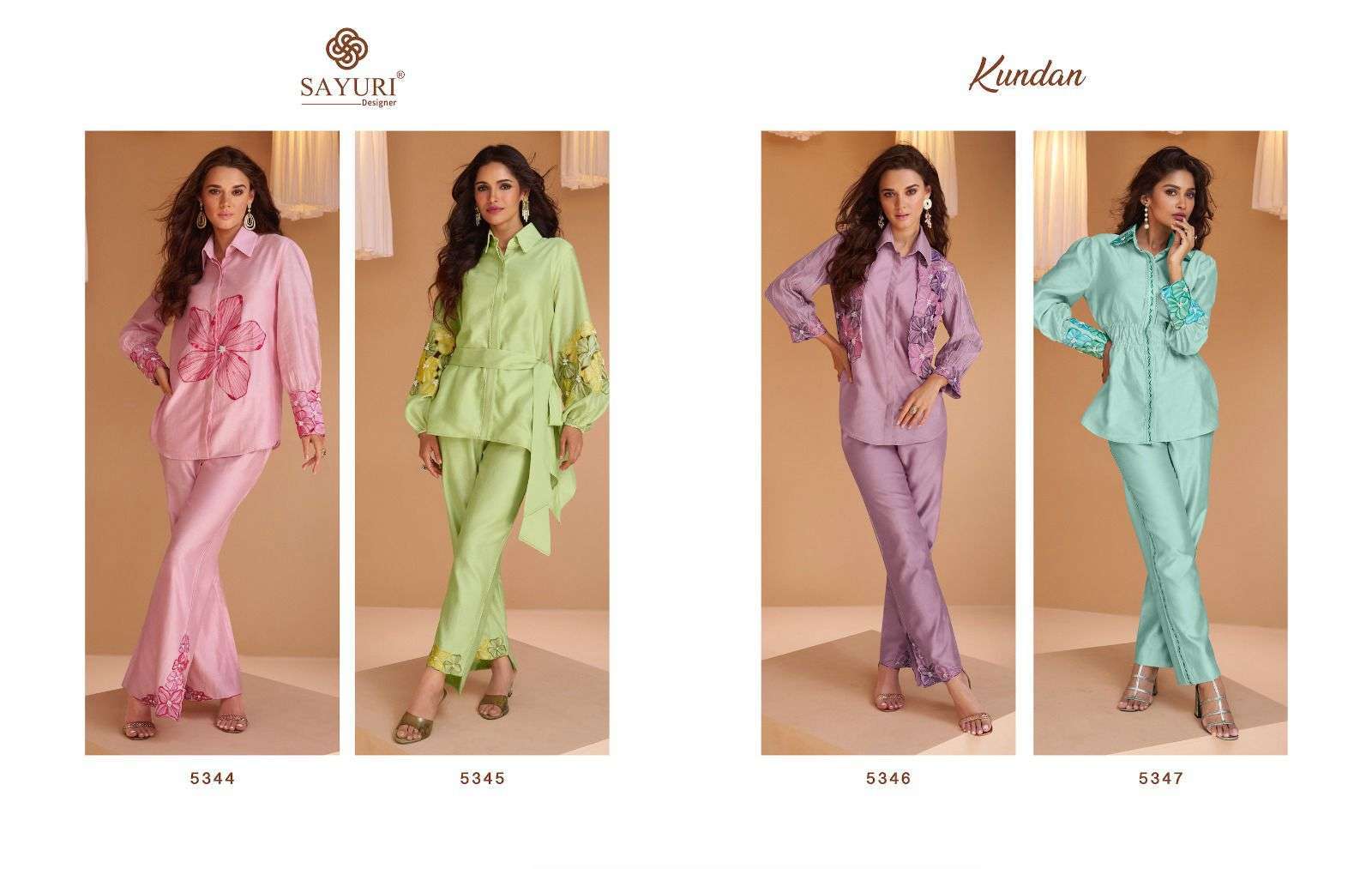 SAYURI KUNDAN CORD SET COLLECTION SUPPLIER IN BEST RATE SURAT