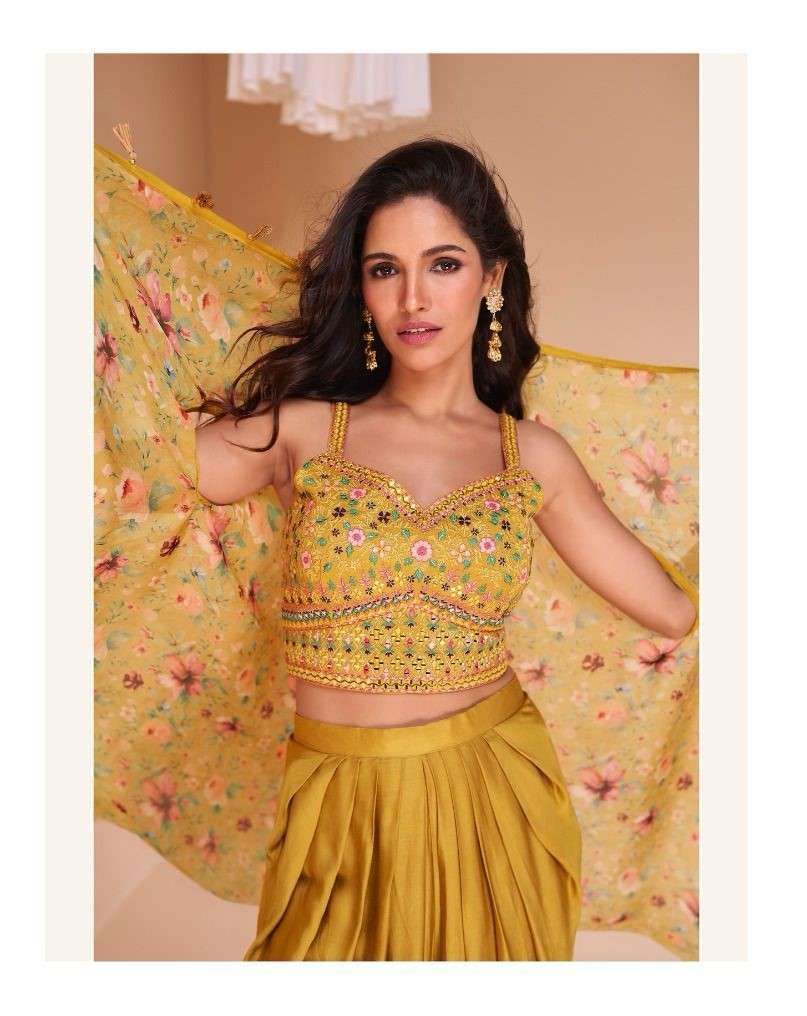 SAYURI PALKI DESIGNER DHOTI SHURG DRESS LATEST CATALOGUE COLLECTION 