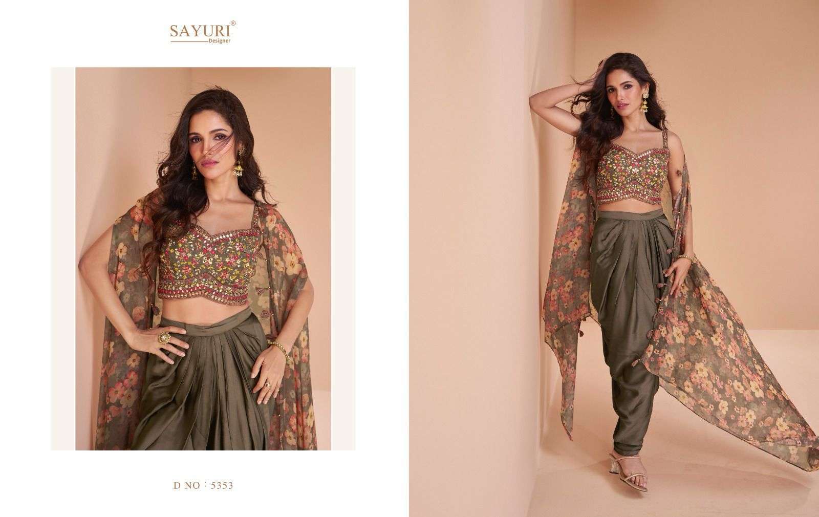 SAYURI PALKI DESIGNER DHOTI SHURG DRESS LATEST CATALOGUE COLLECTION 