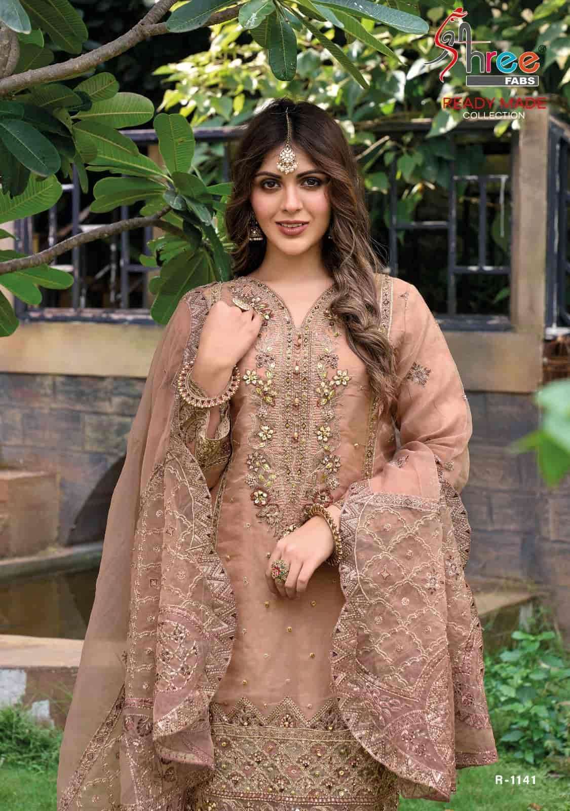SHRE FAB R 1141 COLORS PAKISTANI READY MADE SUITS COLLECTION SUPPLIER EXPORT QUALITY