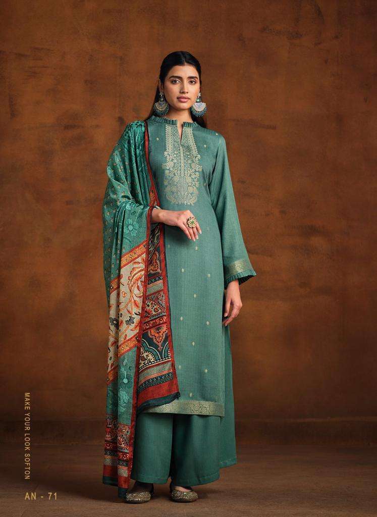 VARSHA AAYNA PASHMINA DRESS CATALOG EXPORTER 