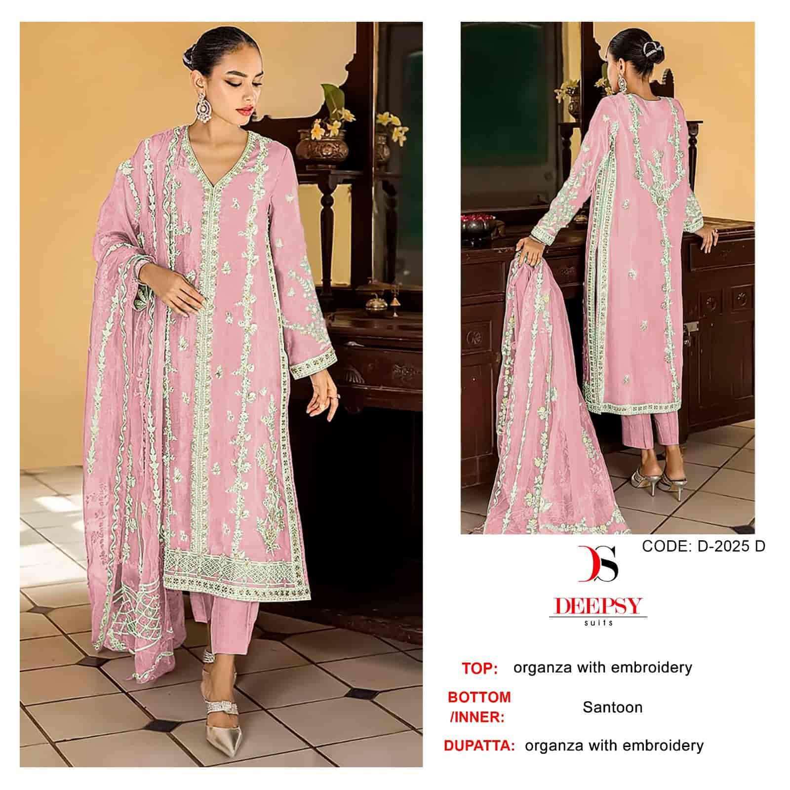 DEEPSY D 2025 COLORS PAKISTANI ORGANZA SUIT MANUFACTURING RATE SUPPLIER 