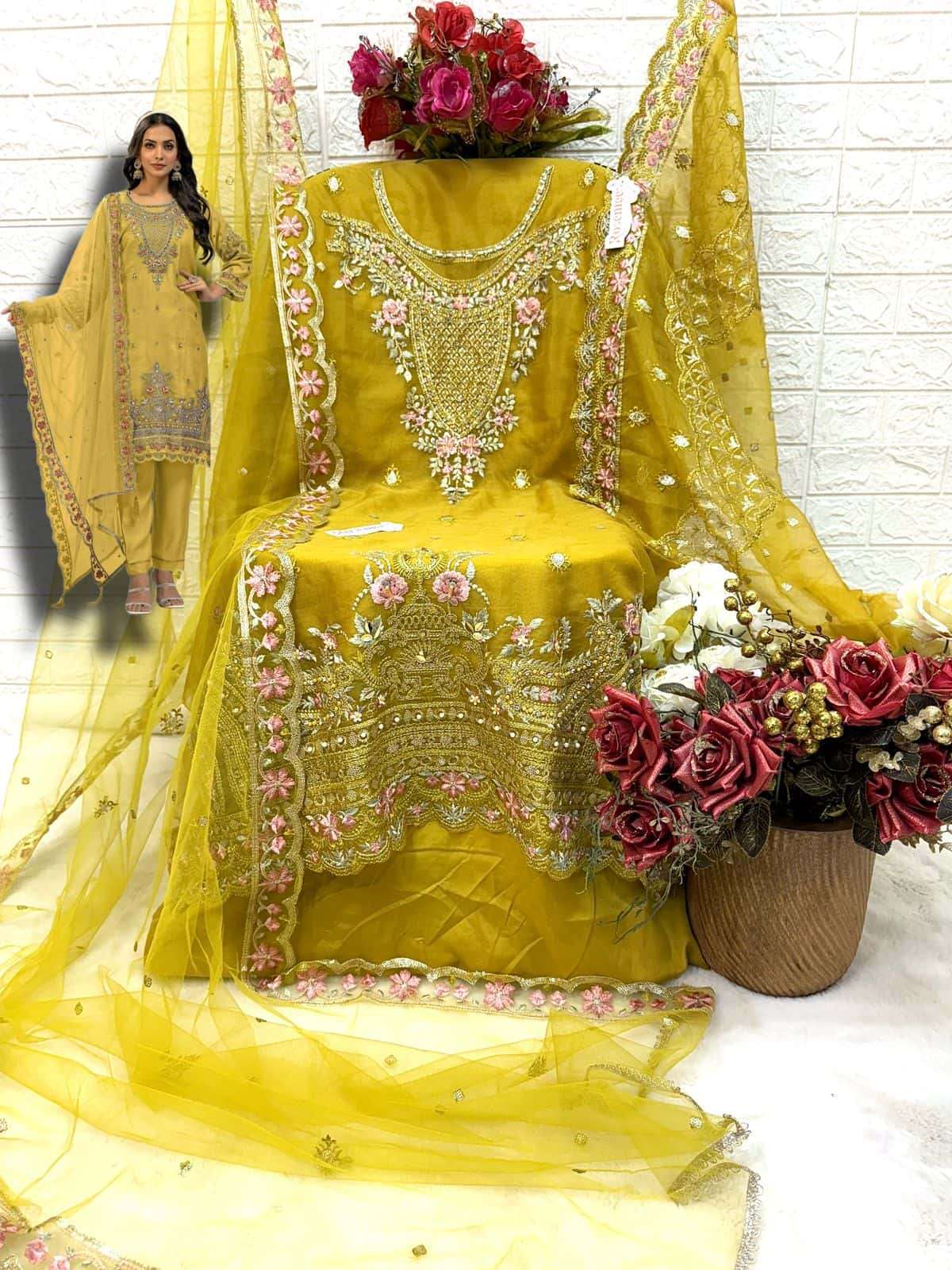 FEPIC C 1696 COLORS DESIGNER PAKISTANI SALWAR SUIT AVAILABLE AT BEST RATE 