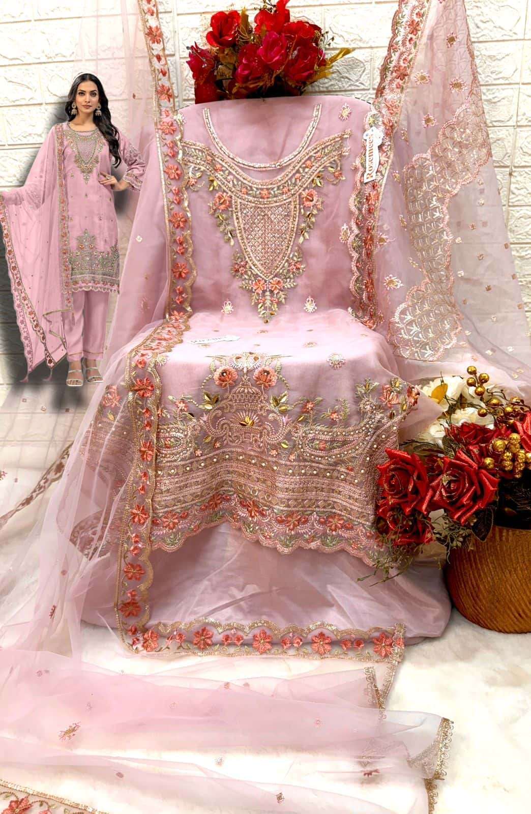 FEPIC C 1696 COLORS DESIGNER PAKISTANI SALWAR SUIT AVAILABLE AT BEST RATE 
