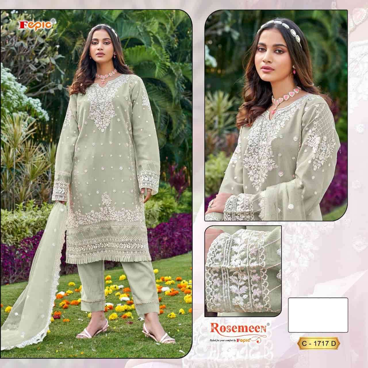 FEPIC C 1717 COLORS PAKISTANI GEORGETT SUIT COLLECTION WHOLESALE PRICE SUPPLIER 
