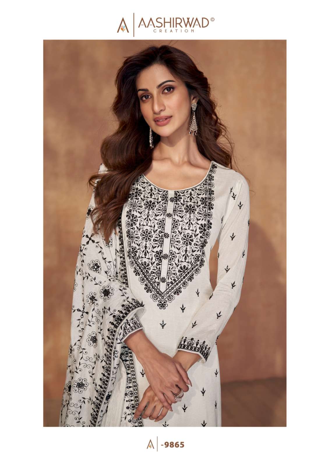 AASHIRWAD CREATION PRESENT NEW PARTY WEAR SAFEENA CATALOGUE COLLECTION 