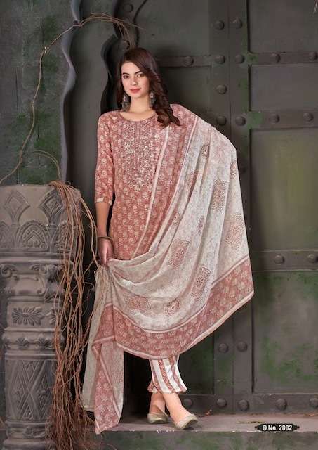 AL KARAM HERITAGE VOL 2 PURE COTTON SLEF EMBRODERY WORK LATEST DRESS MATERIAL SUPPLIER IN SURAT 