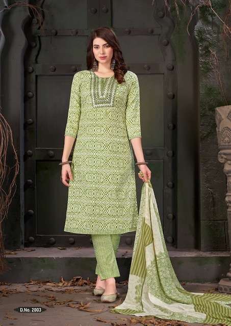 AL KARAM HERITAGE VOL 2 PURE COTTON SLEF EMBRODERY WORK LATEST DRESS MATERIAL SUPPLIER IN SURAT 