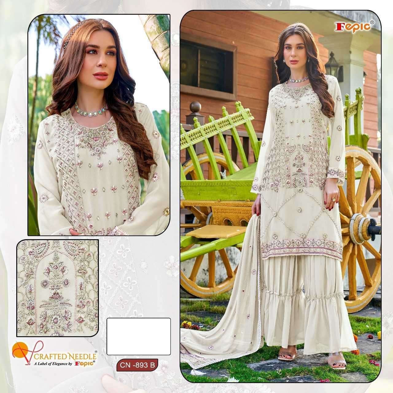 FEPIC CN 893 COLORS DESIGNER PAKISTANI DRESS SUPPLIER WHOLESALE PRICE 
