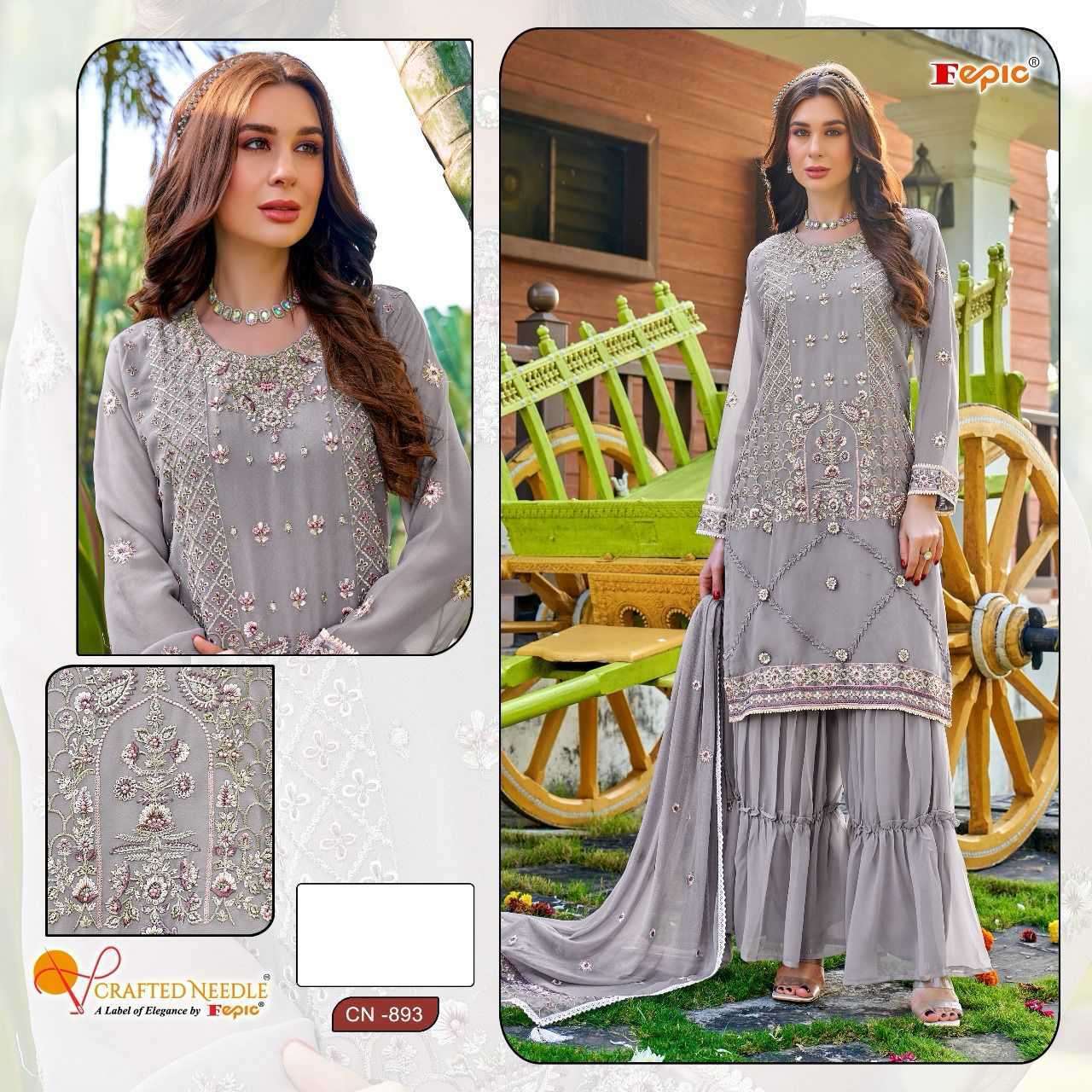 FEPIC CN 893 COLORS DESIGNER PAKISTANI DRESS SUPPLIER WHOLESALE PRICE 
