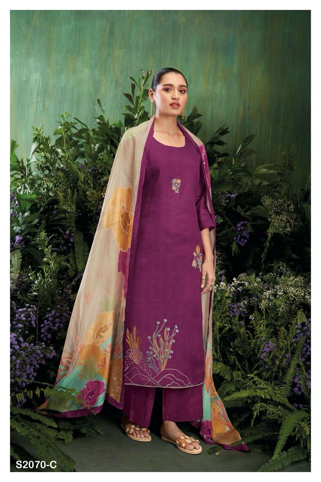Cotton ladies suit with price clearance
