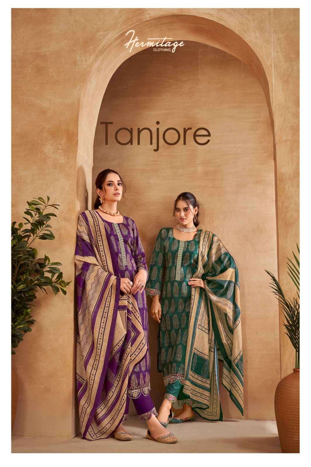 HERMITAGE TANJORE FANCY COTTON SALWER SUIT NEW COLLECTION WHOLESALE PRICE 