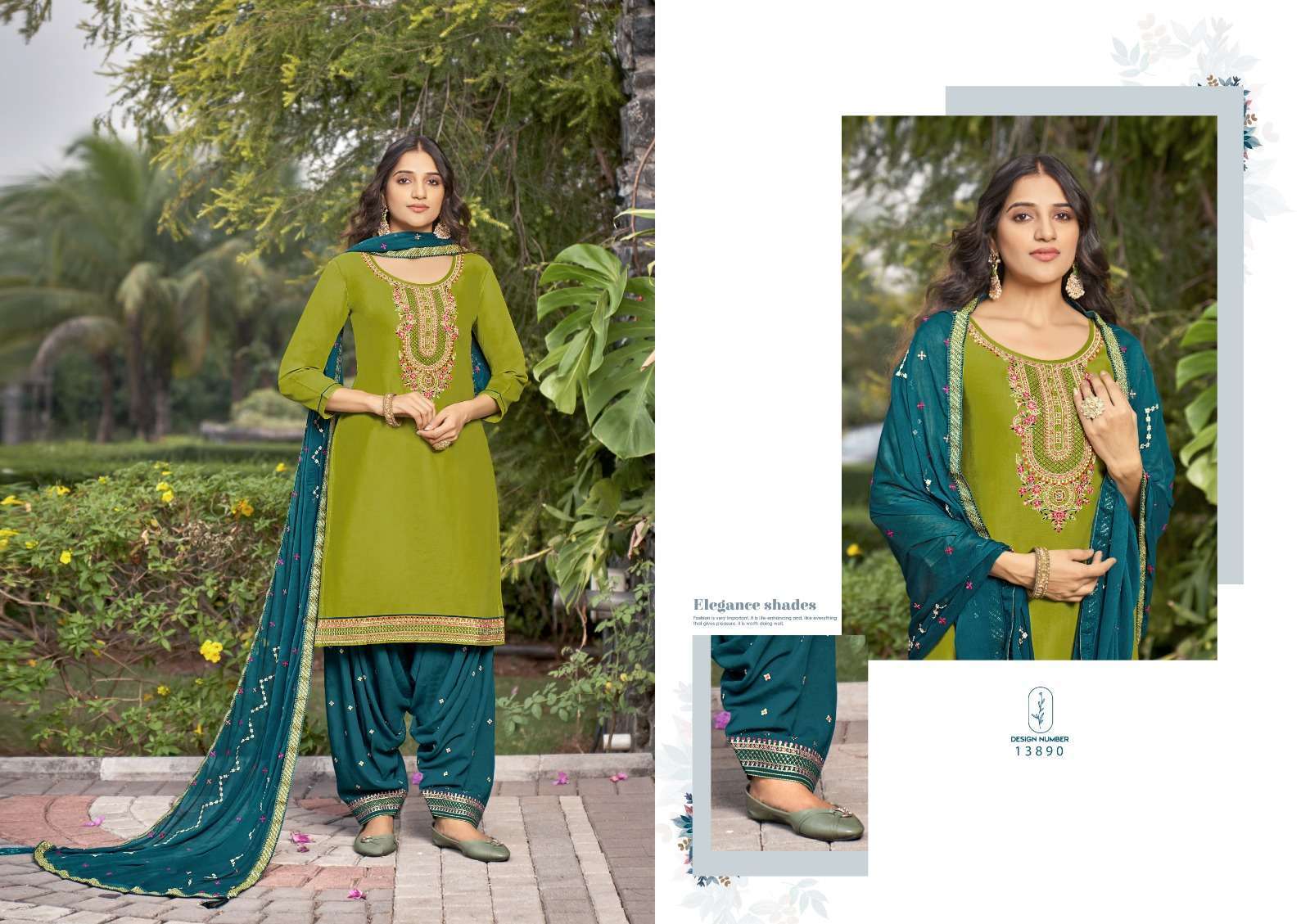 pink & grey color patiala suit | Punjabi outfits, Dress indian style,  Indian designer suits