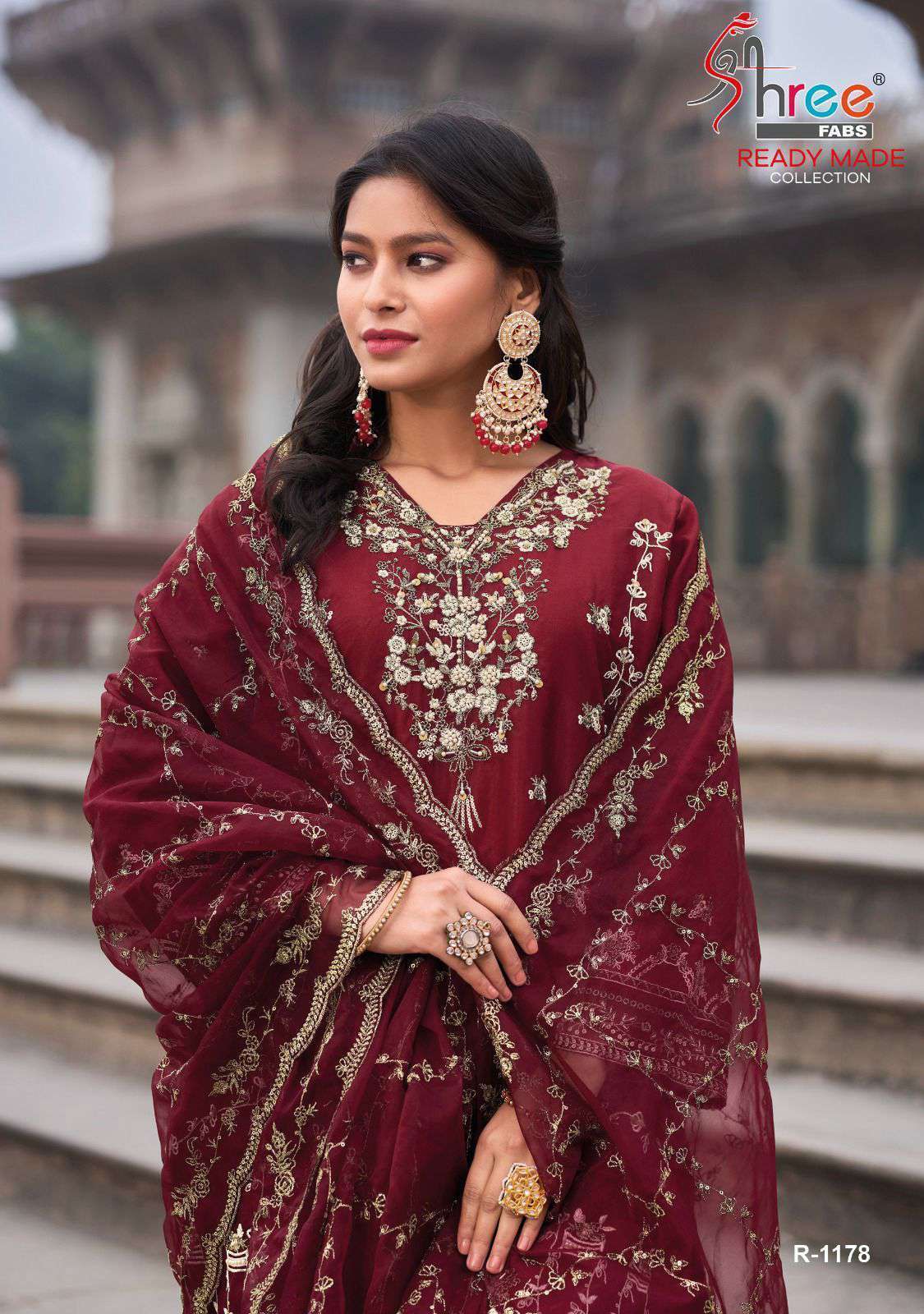 SHREE FAB R 1178 COLORS READYMADE PAKISTANI DRESS WHOLESALER IN SURAT 