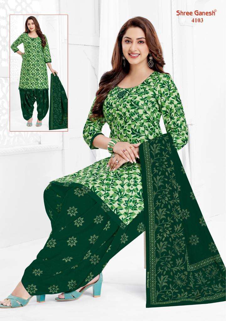 Rajnandini Women's Grey & Green Cotton Printed Unstitched Salwar Suit  Material (JOPLVSM4277) : Amazon.in: Fashion
