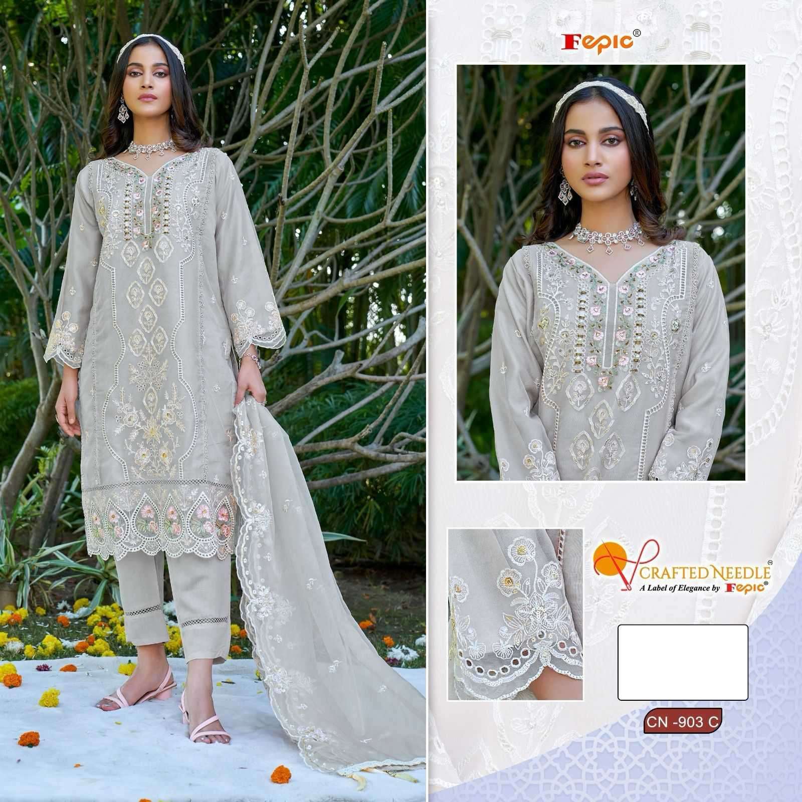 FEPIC CN 903 COLORS READYMADE PAKISTANI DESIGNER WEDDING WEAR COLLECTION 