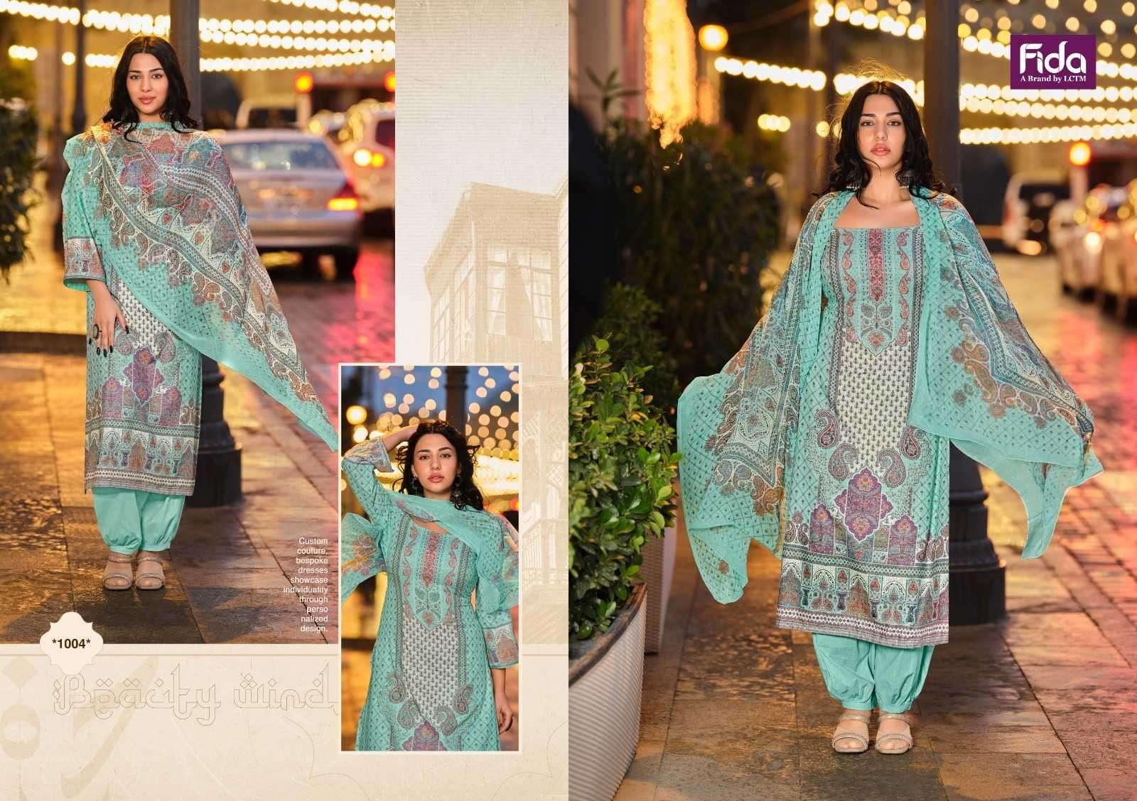 FIDA RINAT COTTON DIGITAL PRINTED SUITS NEW CATALOGUE 2024