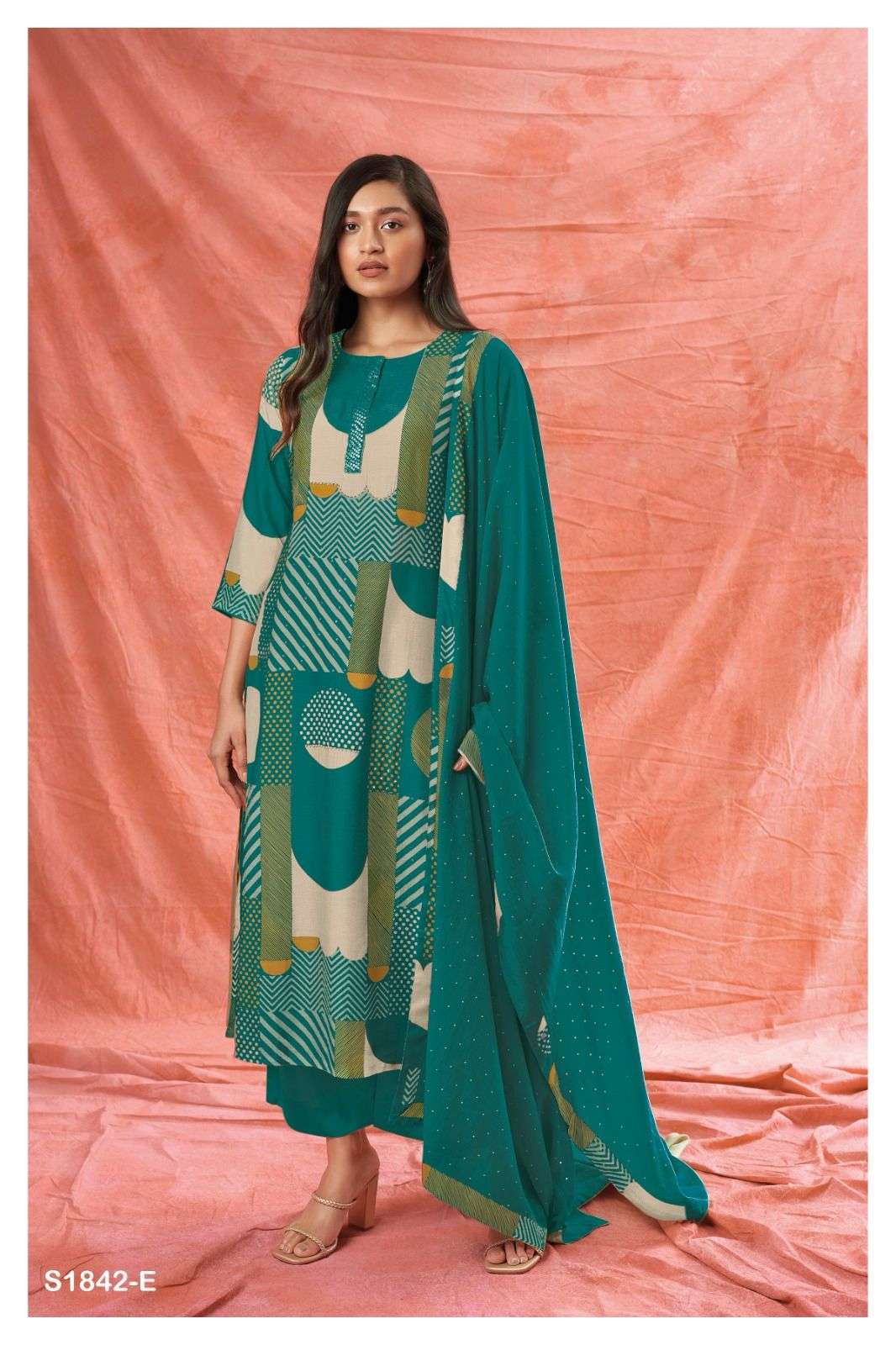 GANGA HARLOW 1842 NEW COLORS BEMBERG SILK COLLECTION WHOLESALE PRICE 