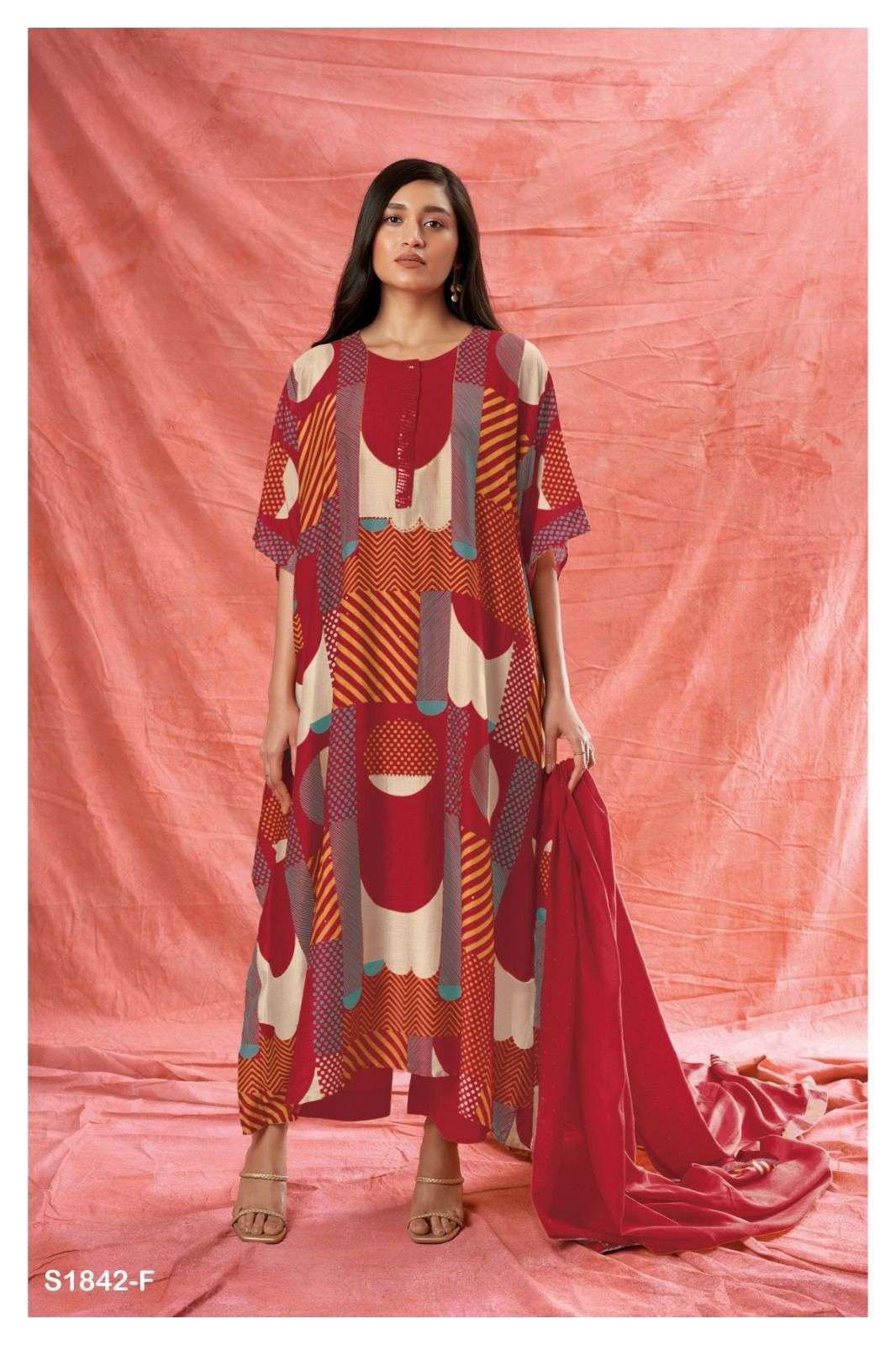 GANGA HARLOW 1842 NEW COLORS BEMBERG SILK COLLECTION WHOLESALE PRICE 