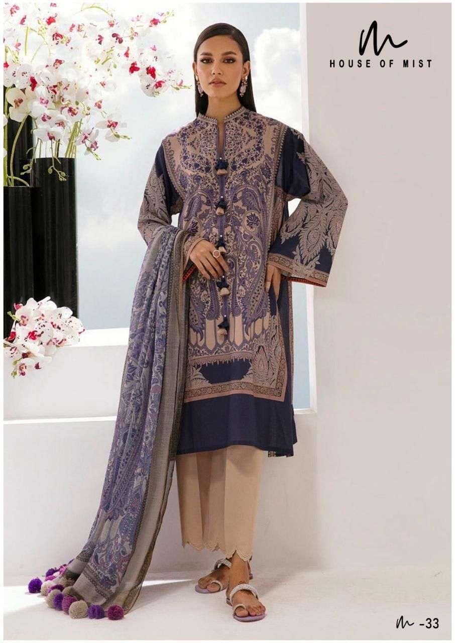 ghazal cotton collection vol-2 by house of mist pure cotton pakistani  designer dress material collection surat