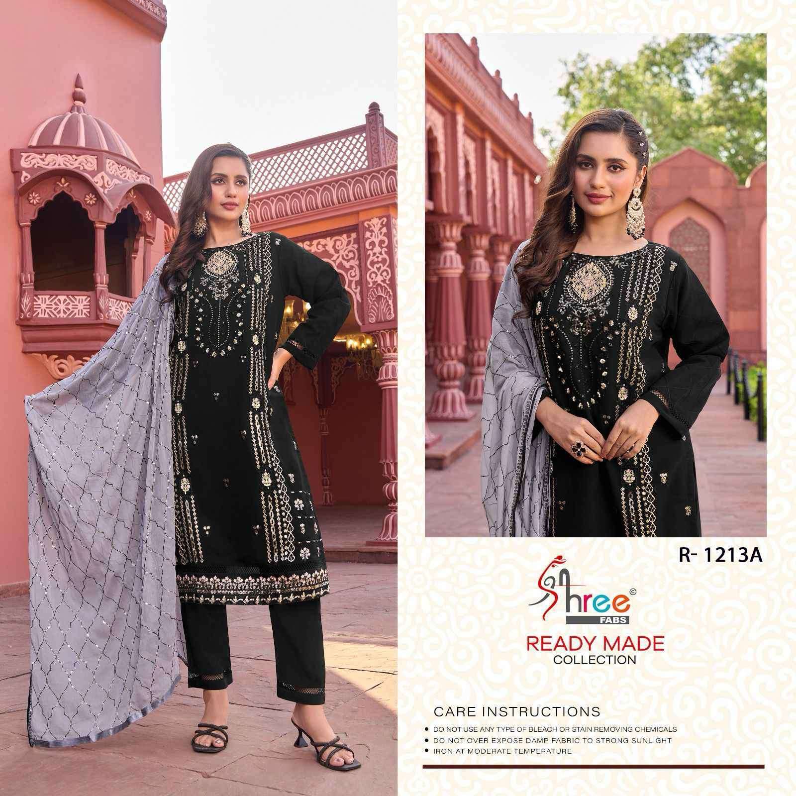 SHREE FABS R 1213 COLORS DESIGNER GEORGETTE PAKISTANI DRESS CATALOGUE WHOLESALE PRICE 