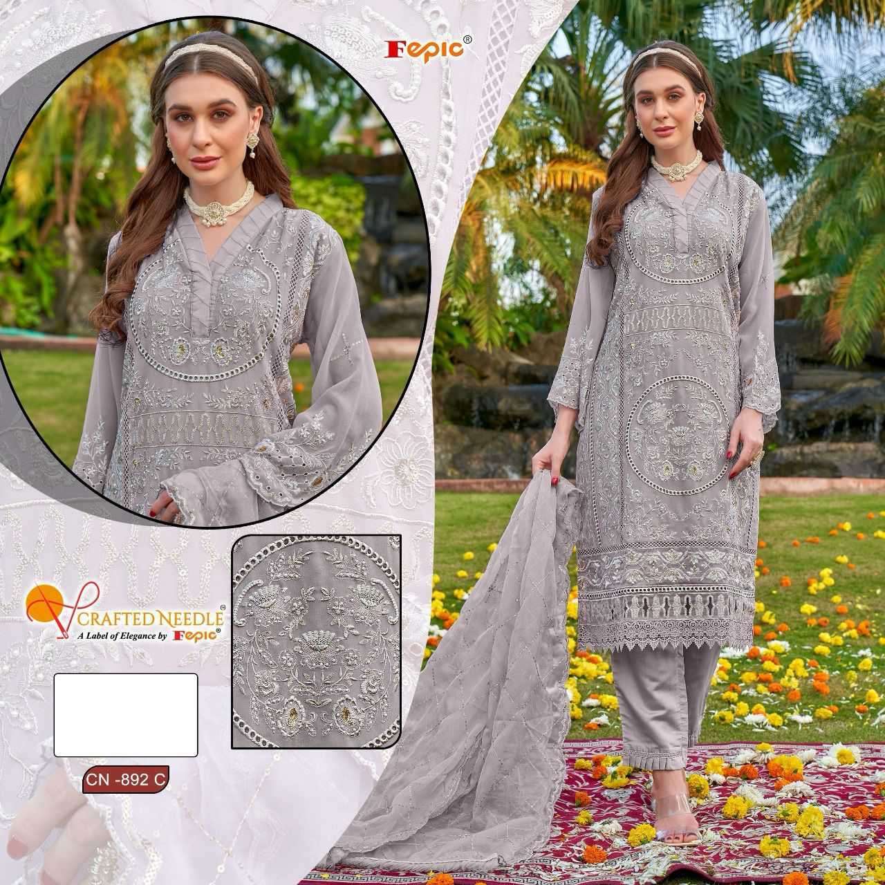 FEPIC CN 892 COLORS DESIGNER PAKISTANI READYMADE GEORGETTE SUIT COLLECTION 