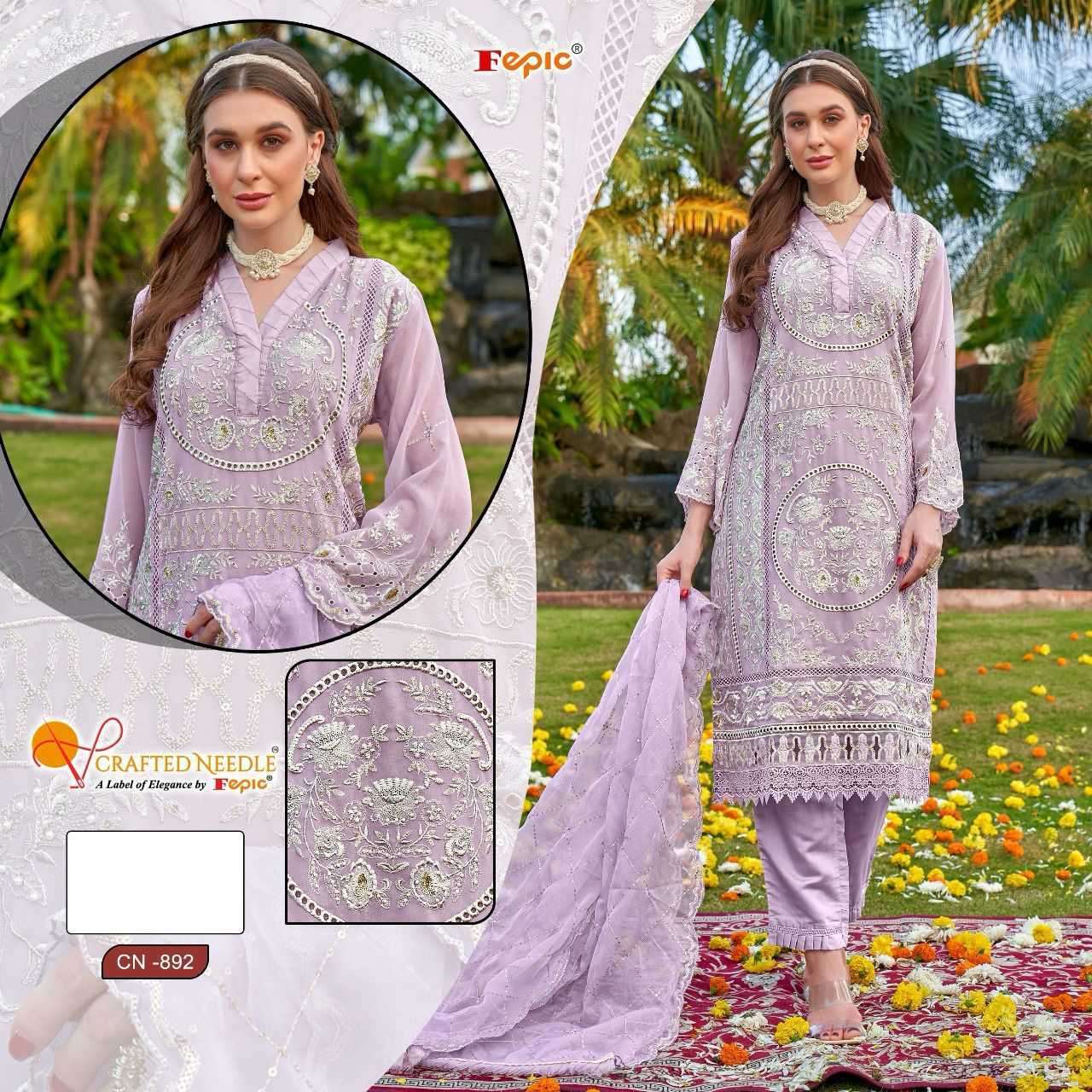 FEPIC CN 892 COLORS DESIGNER PAKISTANI READYMADE GEORGETTE SUIT COLLECTION 