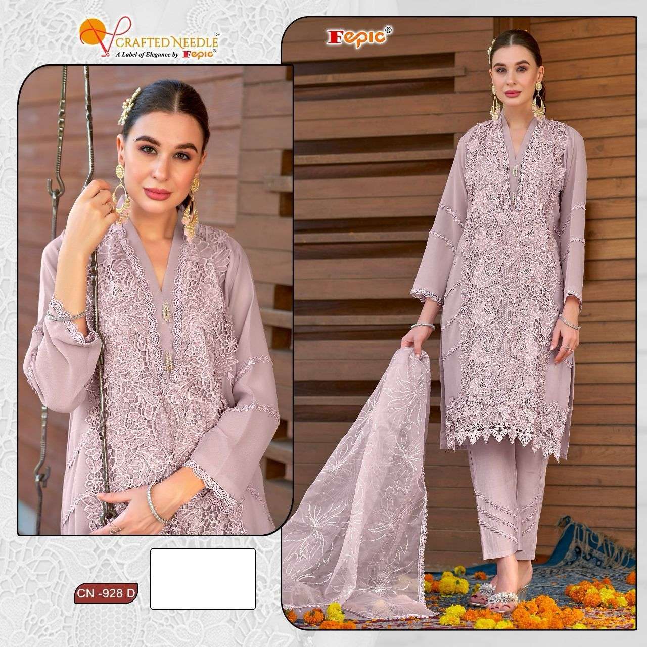 FEPIC CN 928 COLORS DESIGNER PAKISTANI DRESS SUPPLIER WHOLESALE PRICE 