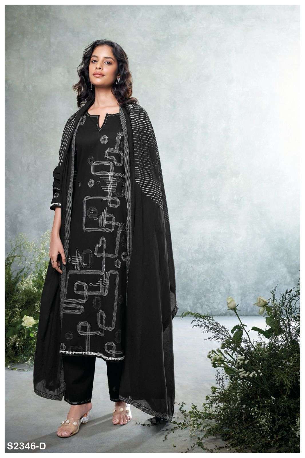 GANGA KENYA 2346 COTTON SUIT GANGA CATALOG EXPORTER 