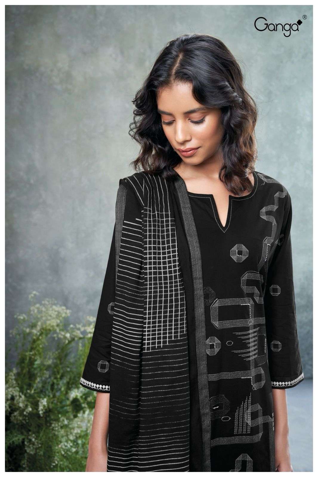 GANGA KENYA 2346 COTTON SUIT GANGA CATALOG EXPORTER 
