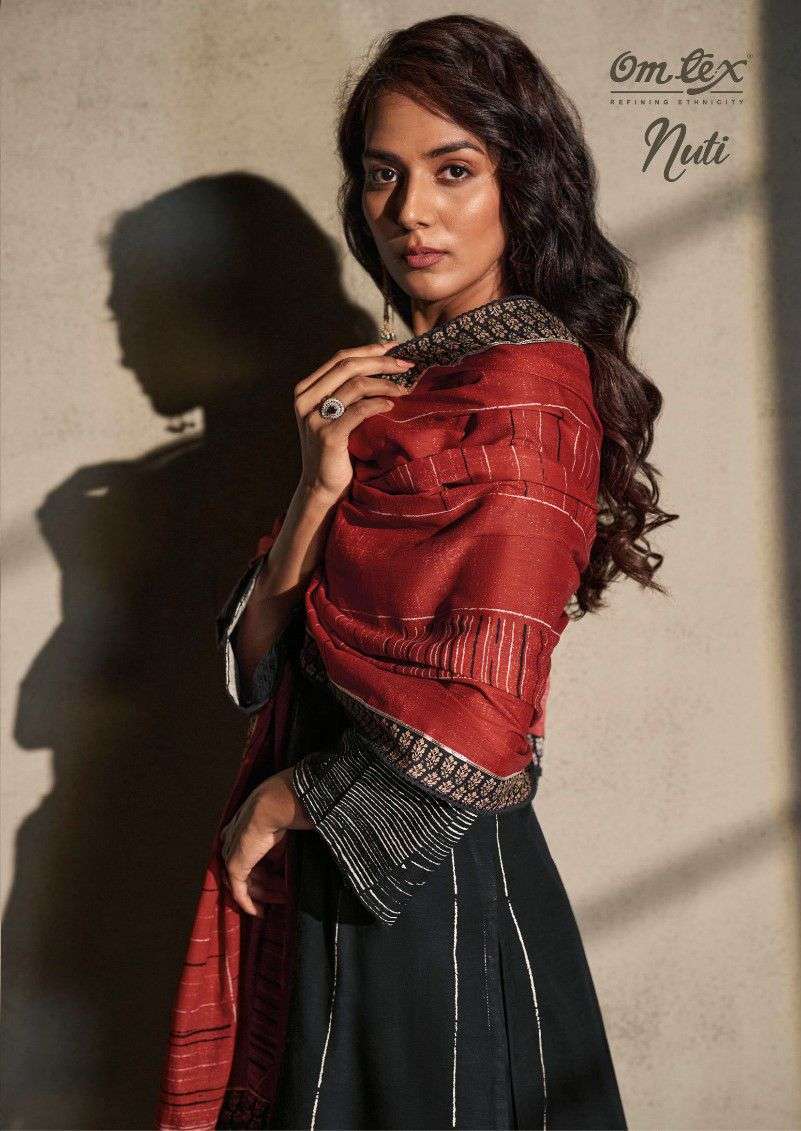 OMTEX NUTI FANCY LINEN COTTON LADIES SUIT CATALOG EXPORTER 