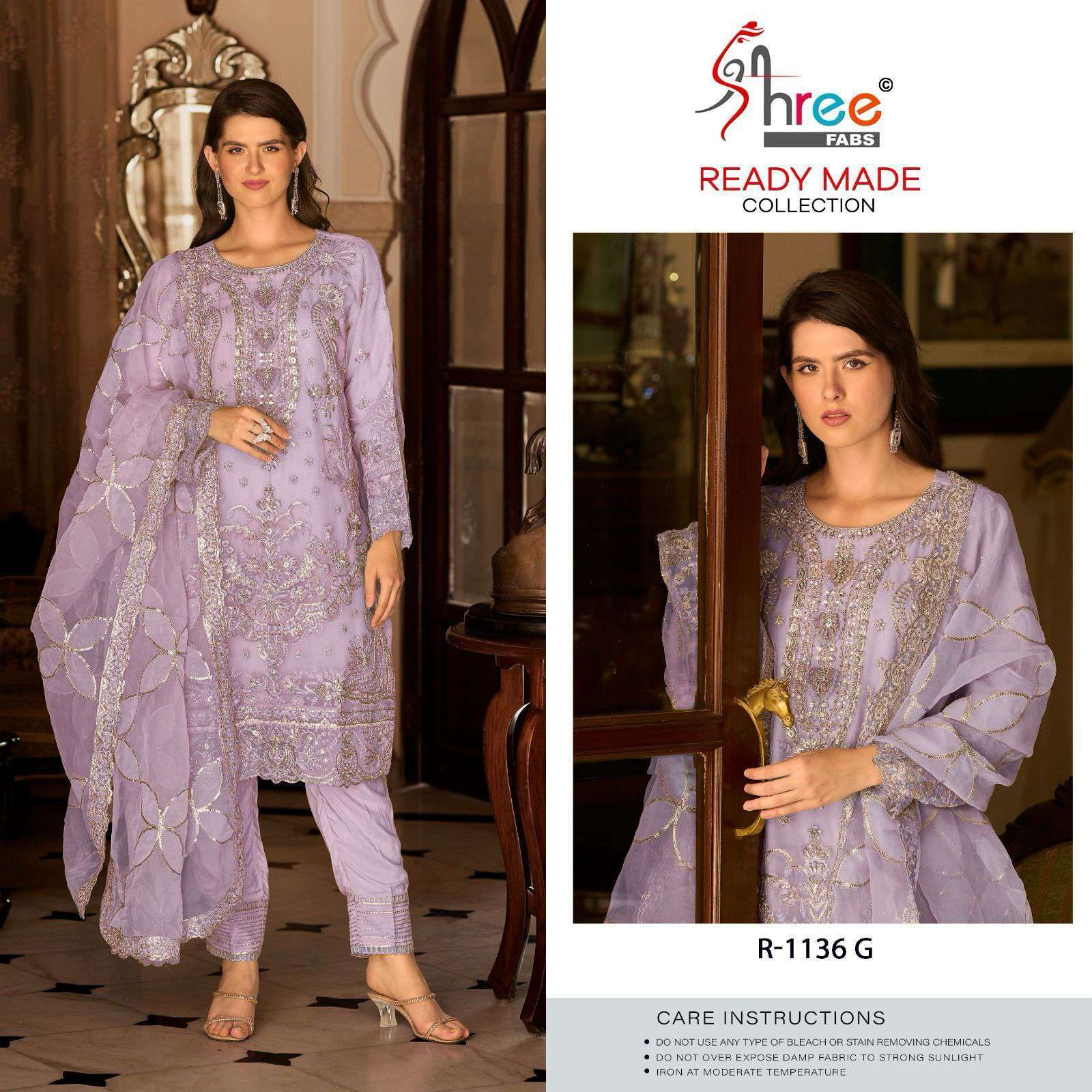 SHREE FABS R 1136 COLORS VOL 2 DESIGNER READYMAE PAKISTANI DRESS COLLECTION BEST RATE 