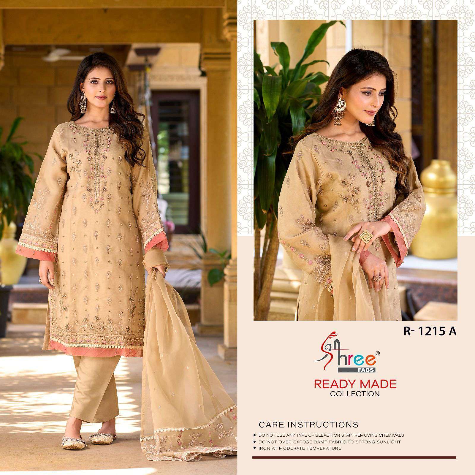 SHREE FABS R 1215 COLORS NEW DESIGNS PAKISTANI READYMADE SUIT EXPORTER