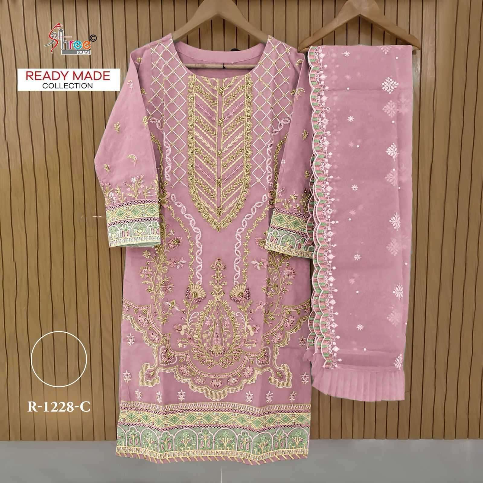 SHREE FABS R 1228 COLORS READYMADE PAKISTANI SUIT COLLECTION WHOLESALE PRICE 