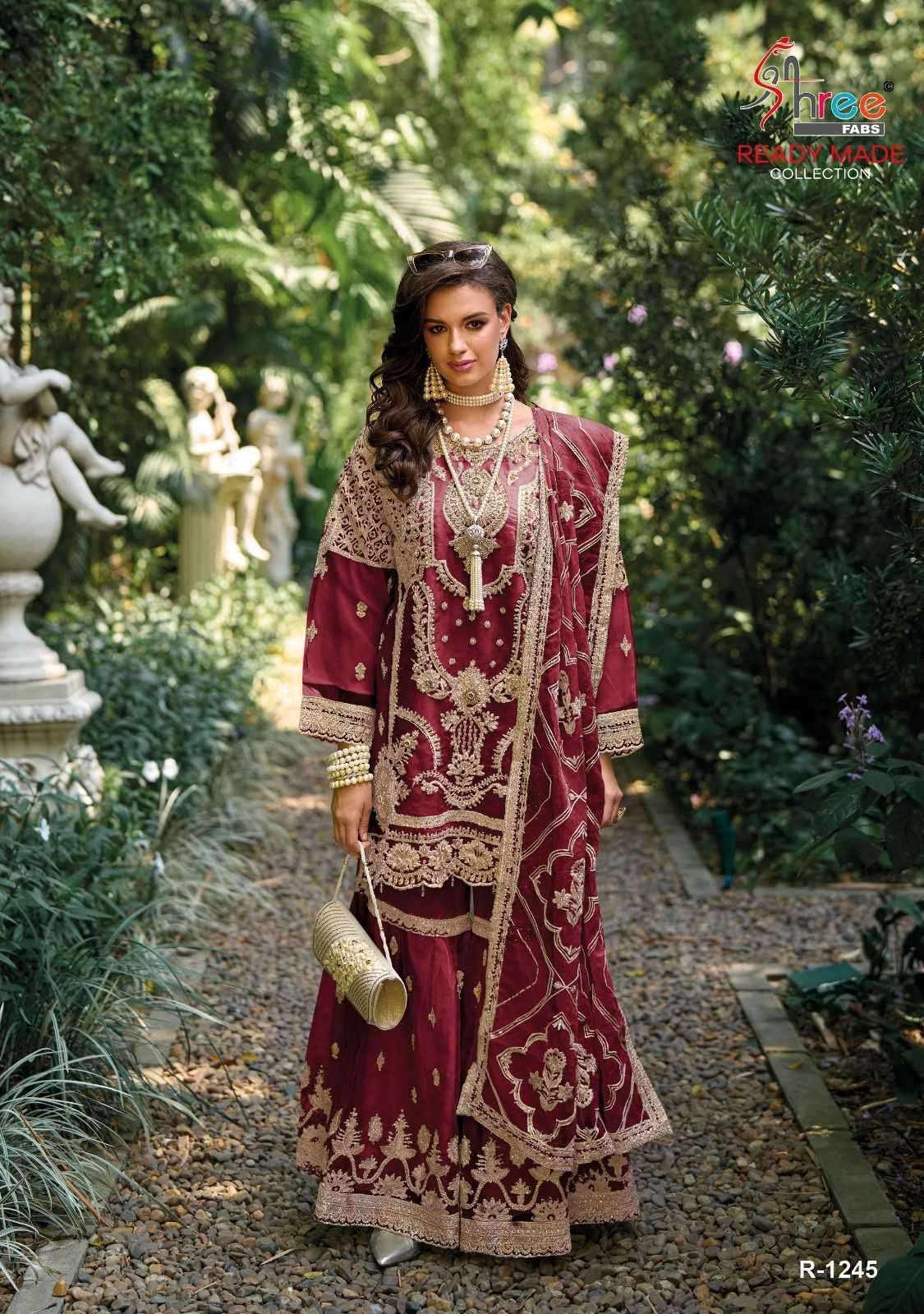 SHREE FABS R 1245 COLORS VOL 2 READYMADE PAKISATNI GHARARA DESIGNER SUIT EXPORTRS