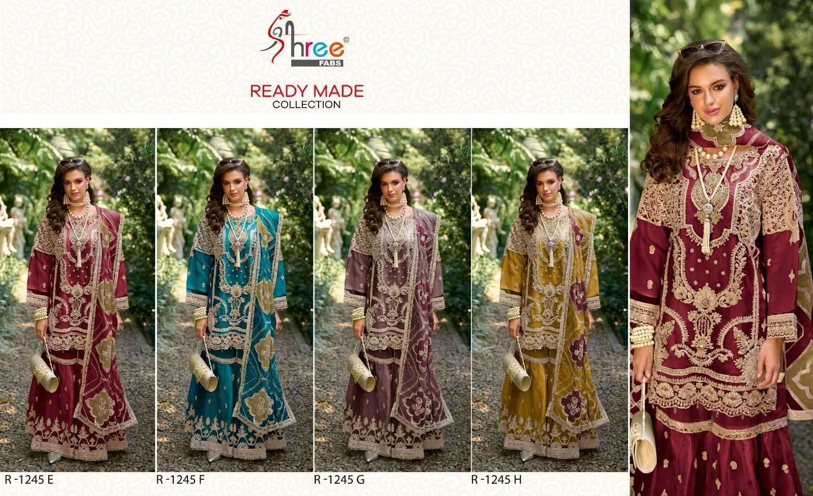 SHREE FABS R 1245 COLORS VOL 2 READYMADE PAKISATNI GHARARA DESIGNER SUIT EXPORTRS