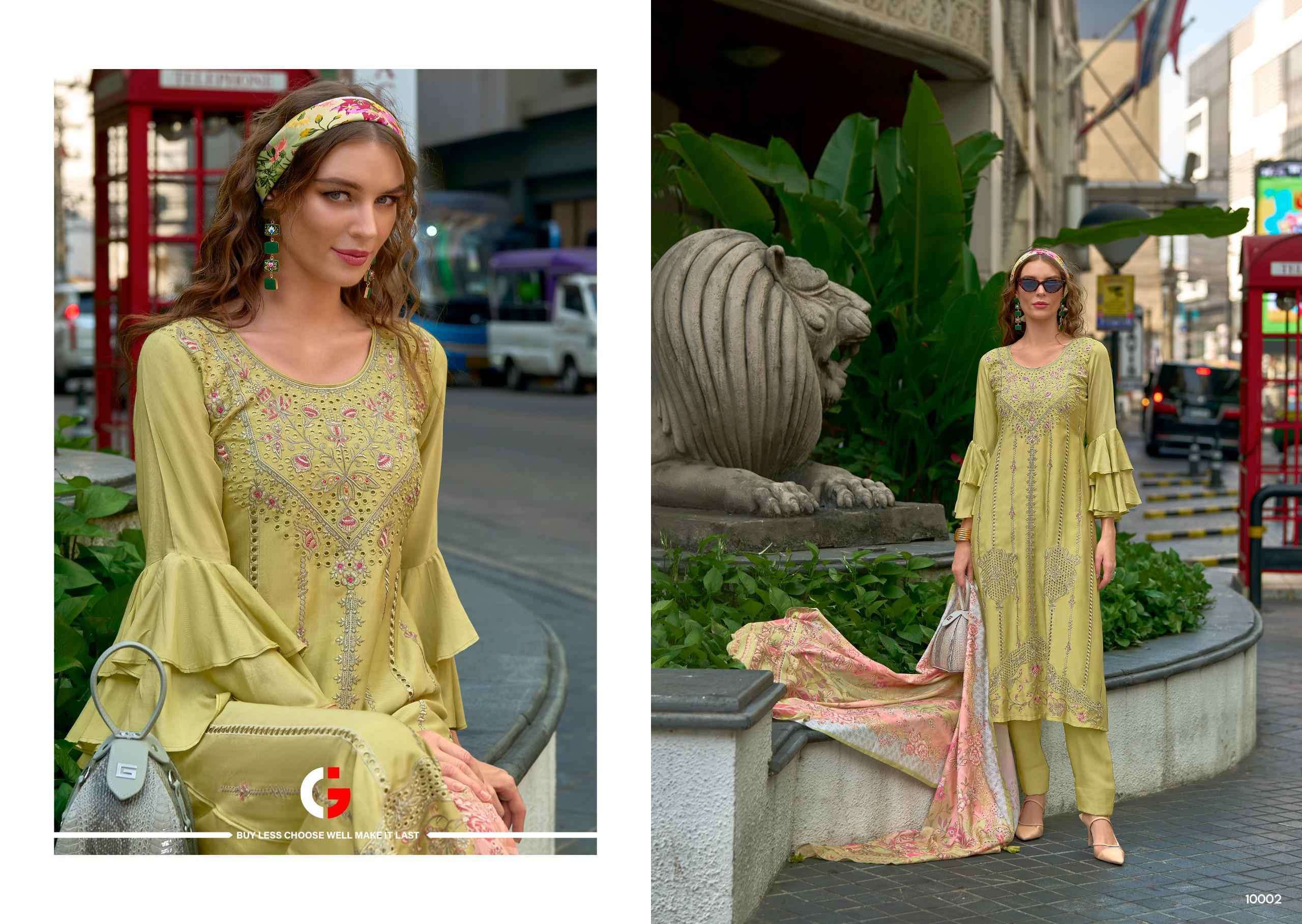 GULL JEE ZAHIRA DESIGNER MUSLIN DRESS CATALOG EXPORTER