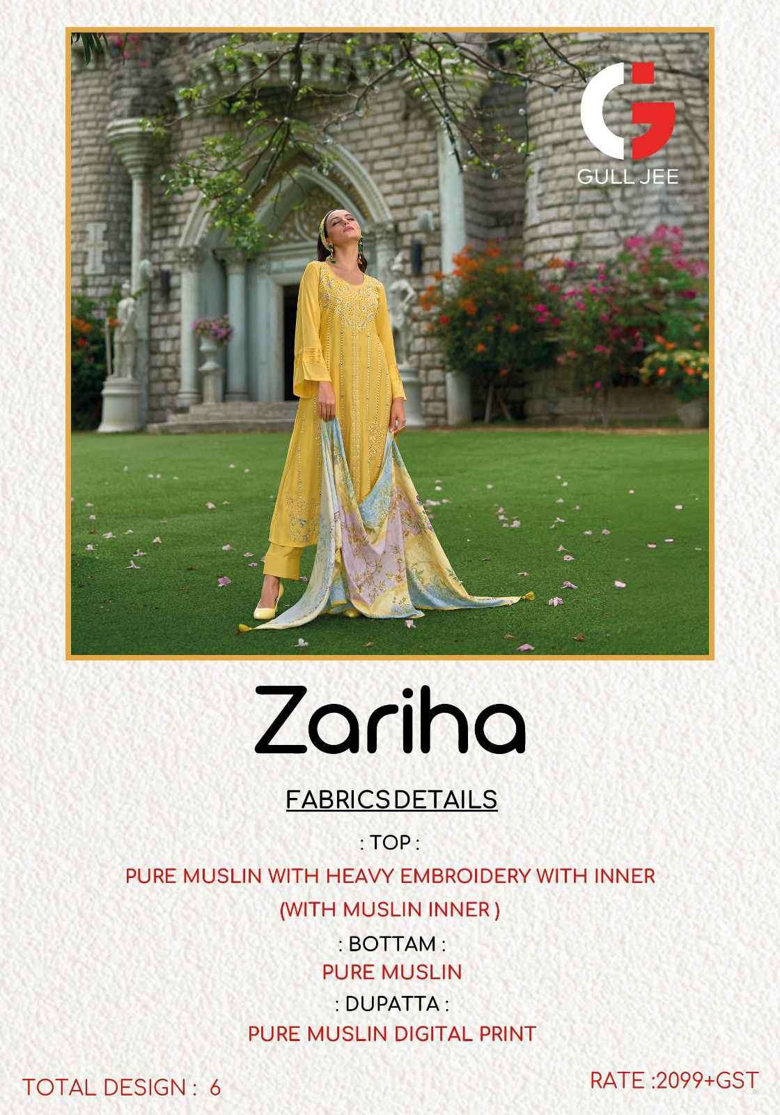 GULL JEE ZAHIRA DESIGNER MUSLIN DRESS CATALOG EXPORTER