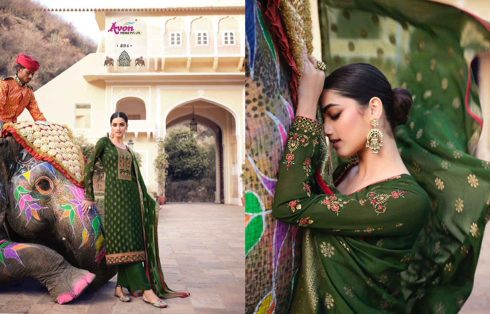 AVON TRENDZ VALENTINO BRASSO VOL 8 LATEST DESIGNER SUIT CATALOG EXPORTER IN SURAT 2024