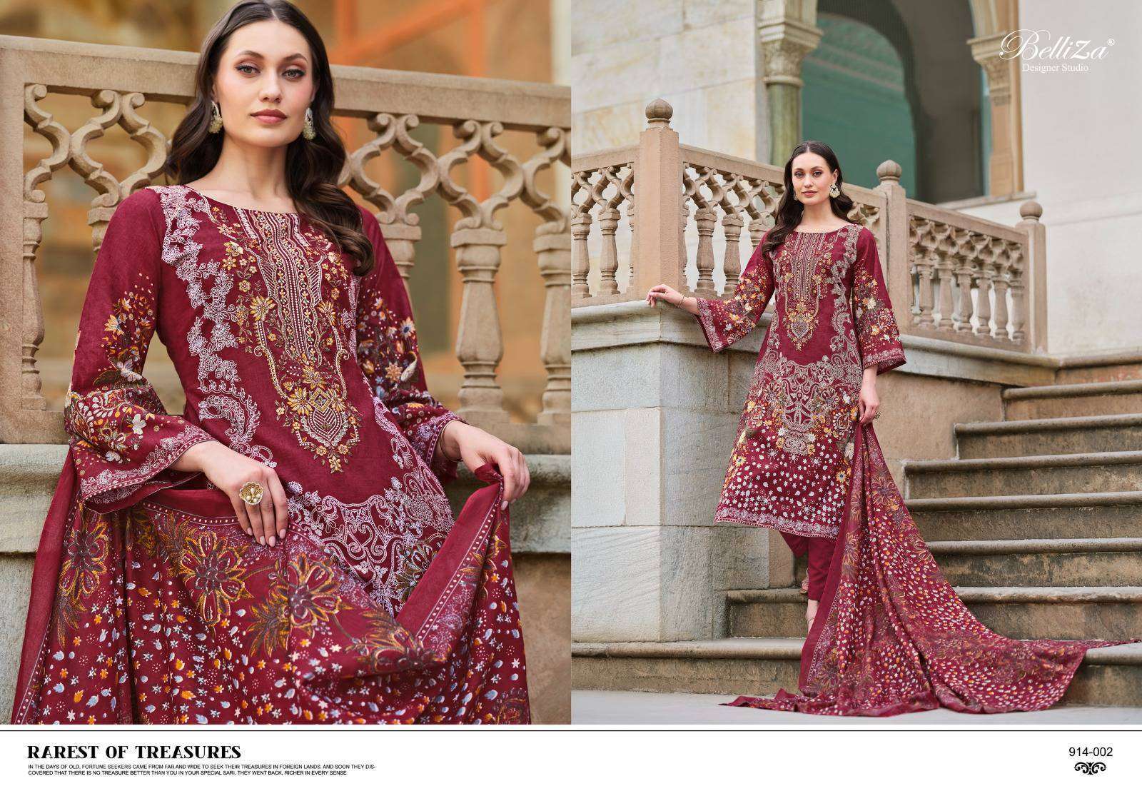 BELLIZA NAIRA VOL 50 COTTON DIGITAL PRINTED SUITS LATEST CATALOGUE 2023