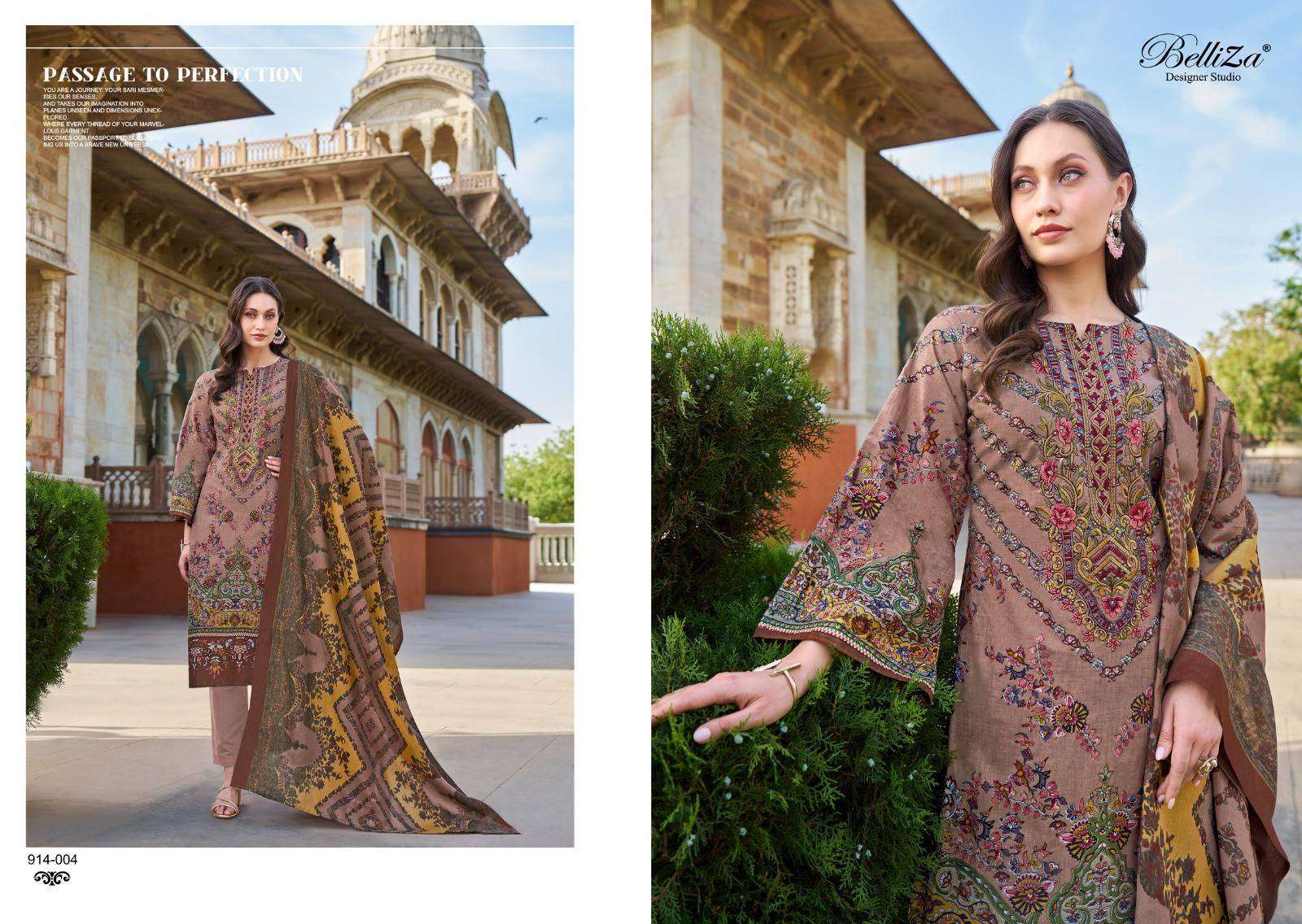 BELLIZA NAIRA VOL 50 COTTON DIGITAL PRINTED SUITS LATEST CATALOGUE 2023
